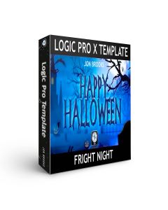 Logic Pro X Template Download for Fright Night by Jon Brooks. Halloween horror music. Suspenseful, ominous, creepy and scary music. Tension builds and evil hovers.